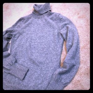 Ann Taylor grey cashmere turtleneck size xsmall